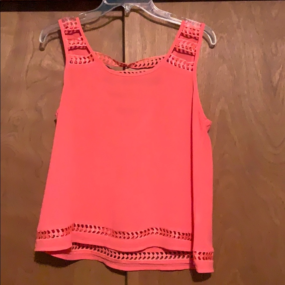 Sheer tank top